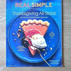 Real Simple Magazine - Thanksgiving All-Stars Edition November 2024 Lifestyle